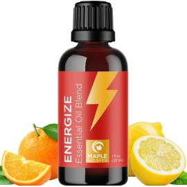 Citrus Essential Oils Blend for Diffuser - Invigorating Citrus Oil Diffuser Essential Oils with Energizing Lemon Orange and Lime Essential Oil - Pure Aromatherapy Oils for Diffuser Citrus Blend Oil