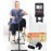 Pedal Exerciser Bike Hand Arm Leg and Knee Peddler Adjustable Fitness Equipment for Seniors, Elderly Home Pedal Exercise Bike for Total Body, with Gift Box & Monitor