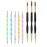 FULINJOY 5PCS Dotting Pens with 3 PCS Nail Painting Brushes, Double Ended Brush and Dotting Tool Kit, Nail Art Design Tools