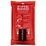 FLASLD Fire Blanket for Home and Kitchen, Fiberglass Fire Blankets Emergency for People, Flame Retardant Protection and Heat Insulation (6 ft x 6 ft)