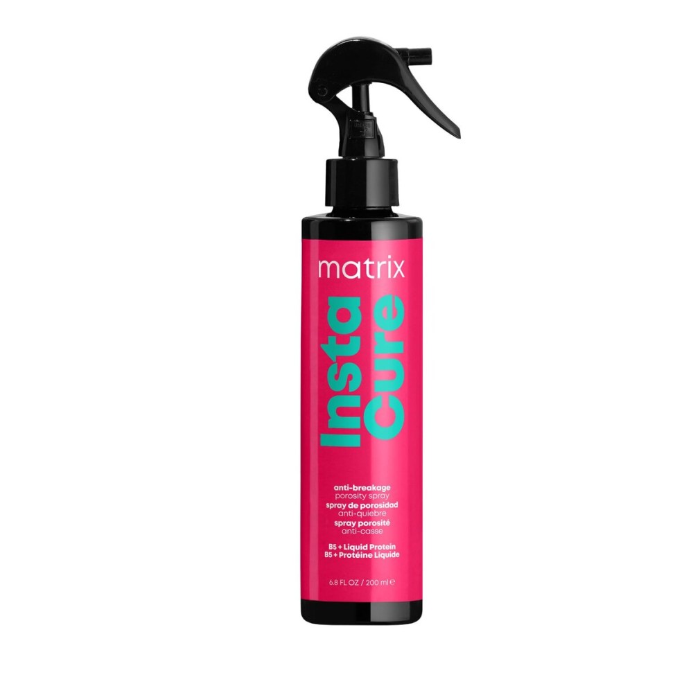 Matrix Instacure Anti-Breakage Leave-In Porosity Spray - Reduces Split Ends & Detangles, Repairs & Strengthens Hair, For Dry, Damaged, Color-Treated & Brittle Hair, 6.8 Fl Oz