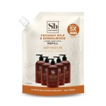 Soapbox Liquid Hand Soap Refill, Coconut Milk & Sandalwood, Vegan, Paraben Free, Moisturizing, Natural Hand Wash for Kitchen and Bathroom, 64oz Half Gallon Refill (Pack of 1)