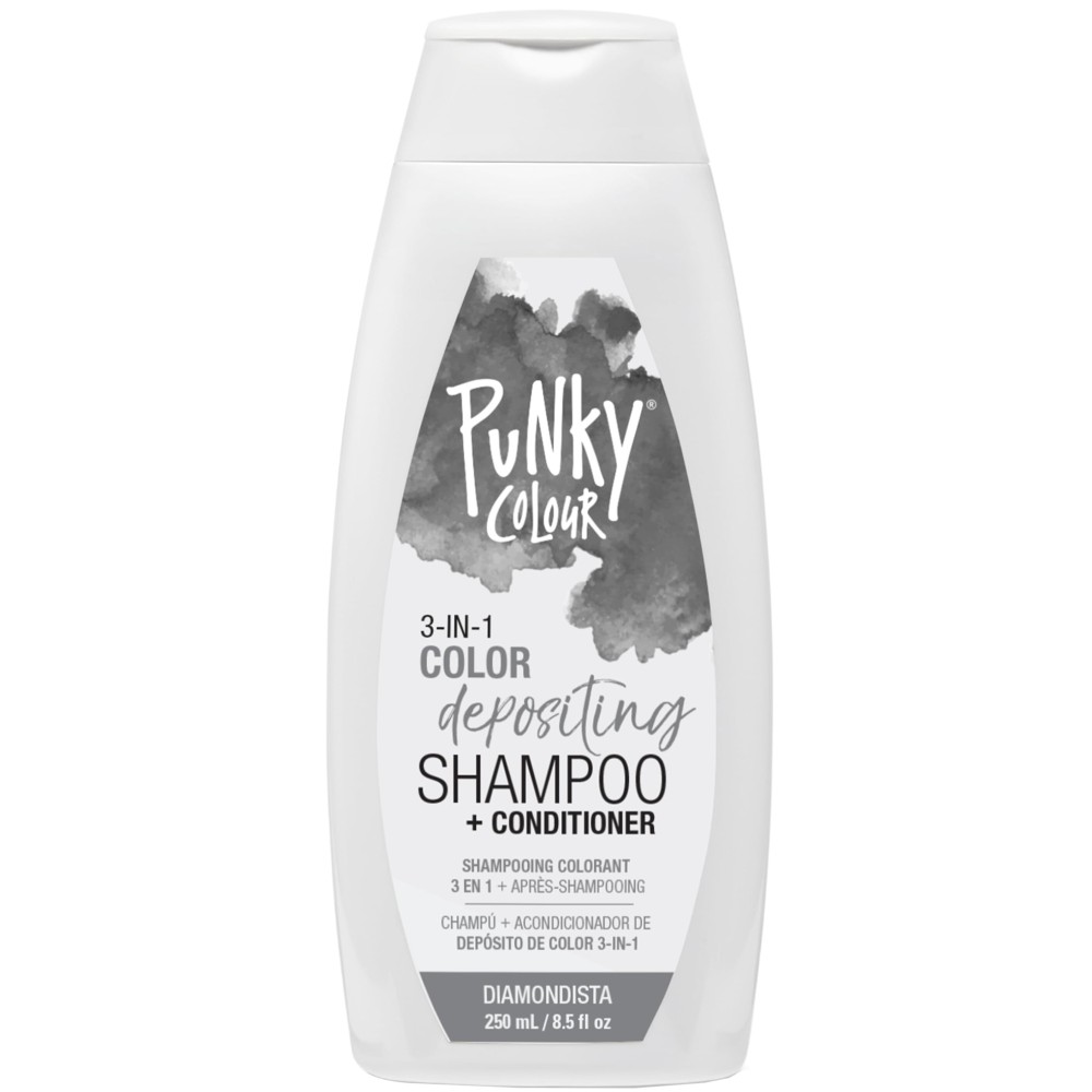 Punky Colour 3-in-1 Color Depositing Hair Cleanser & Conditioner, 8.5 fl oz. (Diamondista)