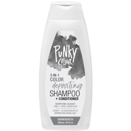 Punky Colour 3-in-1 Color Depositing Hair Cleanser & Conditioner, 8.5 fl oz. (Diamondista)