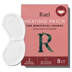 Rael Herbal Heating Patches - Ultra Thin Design, Large Size for Extra Coverage, All Skin Types (8 Count)
