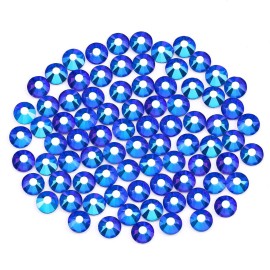SS16 Flatback Crystals - 1440pcs Sapphire AB Rhinestones for Crafts, Nails, Art, Makeup, Bags, Shoes & DIY Decoration