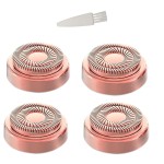 for Finishing Touch Replacement Heads Flawless Facial Hair Remover Gen 2,Double Halo Painless and Smooth (4PCS, GEN 2)