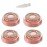 for Finishing Touch Replacement Heads Flawless Facial Hair Remover Gen 2,Double Halo Painless and Smooth (4PCS, GEN 2)