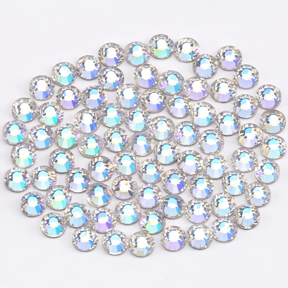 Moon Night Rhinestones Glass Rhinestone for Crafts Flatback Nail Gems and Rhinestones for Nails Art Makeup Bags Shoes Decoration DIY(1440pcs, SS16, Moon Night)