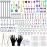 Complete 140PCS Piercing Kit with 14G 16G Stainless Steel and Acrylic Jewelry for All Body Piercings Including Eyebrow, Nose, Lip, Tongue, Ear, Tragus, and Belly Button - Includes Piercing Tools