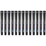 JumboMax Golf Grips JMX Ultralite Tapered Golf Club Grips, Oversize Golf Grips 25% Lighter Than Standard, Black / Red, White, Blue, Standard Jumbo (+1/8) - (Set of 13)