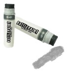 EyeBlack BattlePaint - Bright Colored Battle Paint Under Eye Black Sport Stick Grease for Pro Athletes and Super Fans - Baseball, Softball, Football - 2 Sticks - Silver