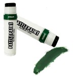 EyeBlack BattlePaint - Bright Colored Battle Paint Under Eye Black Sport Stick Grease for Pro Athletes and Super Fans - Baseball, Softball, Football - 2 Sticks - Green