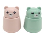 CoaGu 2-Pack Bear Pill Crushers - BPA-Free Dual Grinders, FDA-Compliant Fine Powder, Nursing Home & Travel Essentials