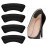 Heel Grips Liner, Cushions Heel Pads Insert Prevent Too Big, Slipping, Blisters, Filler for Loose Shoe Fit (Black)