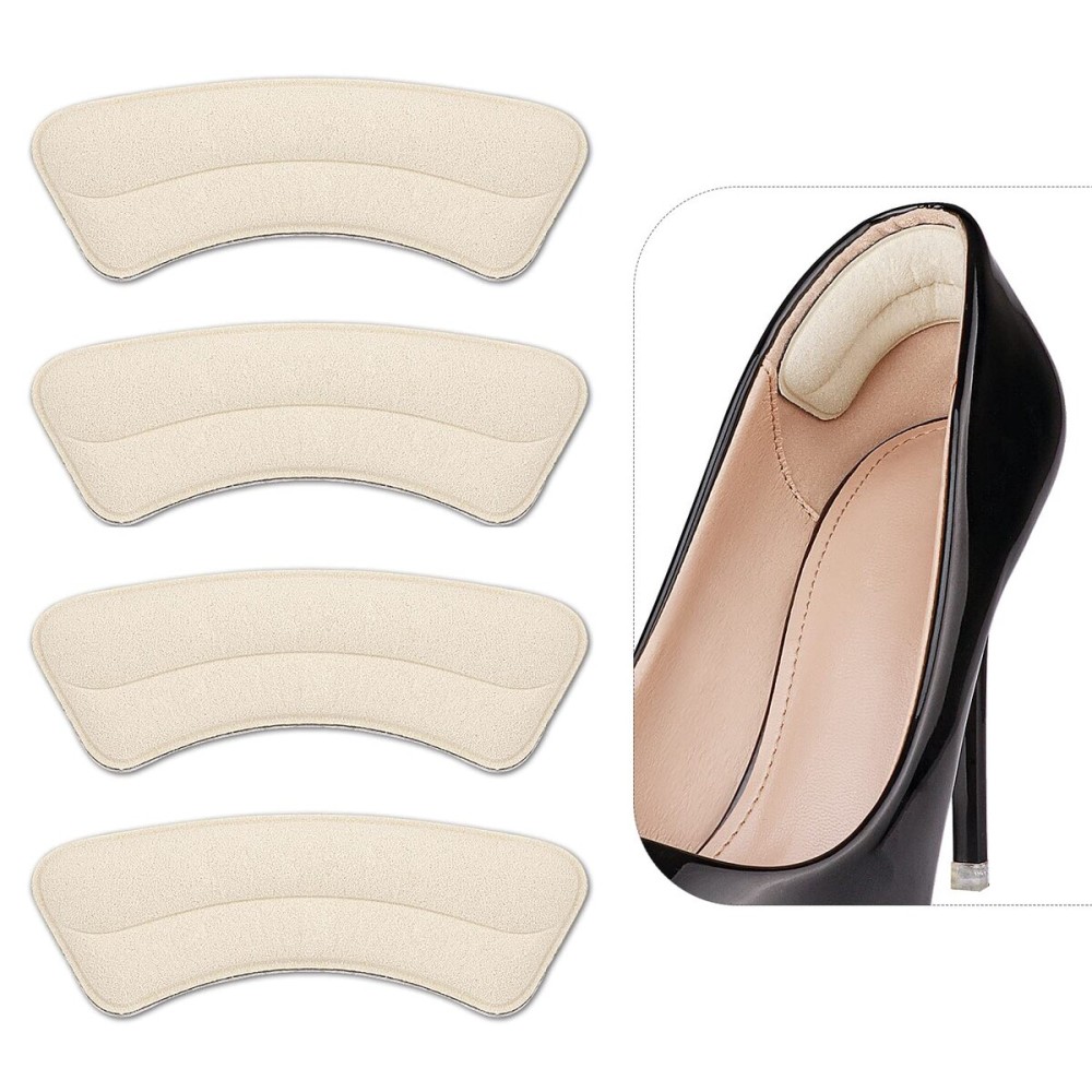 Heel Grips Liner, Cushions Heel Pads Insert Prevent Too Big, Slipping, Blisters, Filler for Loose Shoe Fit (Pale Apricot)
