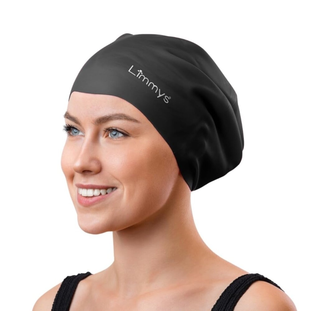 Limmys Premium Swim Cap for Women with Long Hair - Soft Silicone Swimming Cap for Women - Comfortable, Extra Room Fit, Chlorine Resistant & Hypoallergenic - Trusted by Swimmers Worldwide
