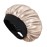Hat Hut Satin Bonnet Silk Bonnet Sleep Cap for Women Hair Bonnet for Curly Natural Hair Sleeping Adjustable Wide Band Double Layer (Champagne)