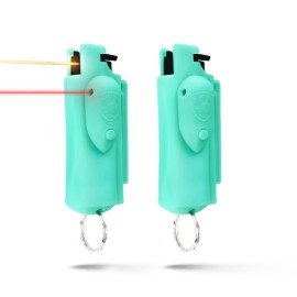 Guard Dog Security Pepper Spray Self Defense for Women, Men, OC Spray, AccuFire Worlds Only Laser Sight Pepper Spray Keychain with Belt Clip for Quick Access, 16 Feet Range