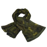 HYOUT Tactical Military Neck Scarves Woodland Camo Scarf Sniper Veil Desert Shemagh for Wargame Outdoor Sports