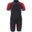Dark Lightning 3/2mm Kids Wetsuit for Boys and Girls, Neoprene Thermal Swimsuit, Toddler/Junior/Youth One Piece Wet Suits for Scuba Divingkeboarding, (Kids Size 6, Shorty-Red)