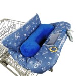 Shopping Cart Cover for Baby/Toddler, Cozy High Chair Cover, Blue Spaceship