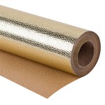WRAPAHOLIC Wrapping Paper Roll - Mini Roll - 17 Inch x 16.5 Feet - Sparkle Gold for Birthday, Holiday, Wedding, Baby Shower