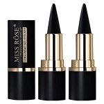 Miss Rose M Gel Eyeliner, 2 Pcs Black Eyeliner Pencils, delineador de ojos contra el agua, Easy to Use, Eye Makeup for Women (Black Pack of 2)