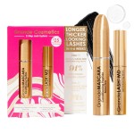 Grande Cosmetics 2-Step Lash System Set, GrandeLASH-MD & GrandeMASCARA Conditioning Peptide Mascara for Fuller, Healthier, Longer-Looking Lashes