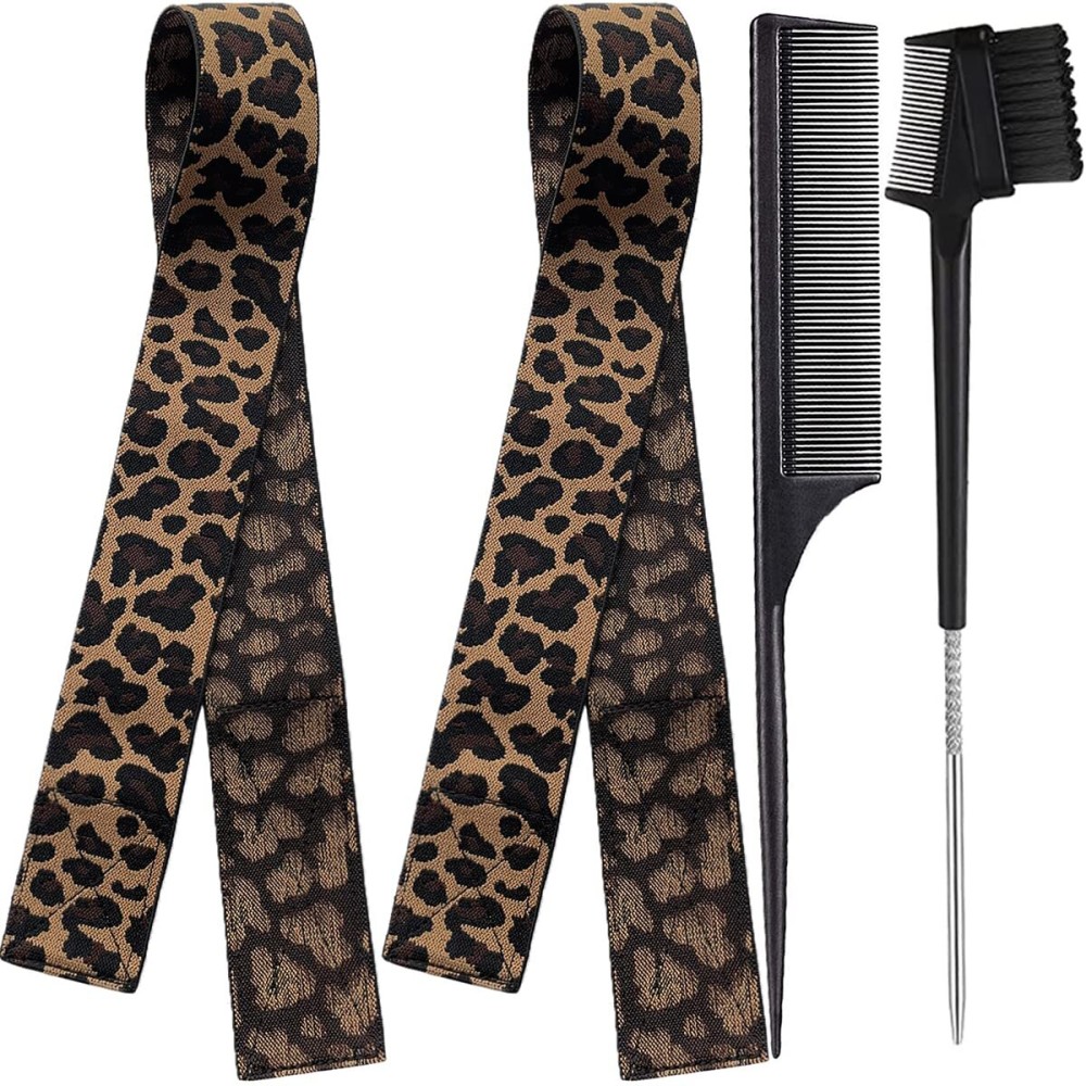 XConstellation Elastic Lace Melting Band for Wigs - Adjustable Buckle Edge Wrap for Laying Edges, Keeping Wig Grip and Frontal Melting, 2 Pcs Wig Accessories