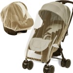 Mosquito Net for Stroller - Protective 2Pack Perfect Bug Net for Strollers, Bassinets, Cradles, Playards, Pack N Plays and Portable Mini Crib (Khaki)