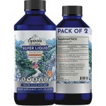 Optivida Health Immune Support Colloidal Silver Liquid 10 Ppm - Premium Nano Silver Supplement for Daily Wellness, Natural Silver Hydrosol for Adults & Kids, Non-GMO, Gluten-Free (2 Pack)