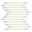 1000 Count Organic Bamboo Cotton Swabs - Pointy/Round Head Biodegradable Wooden Cotton Buds for Ear, Plastic Free Double Ear Cotton Sticks for Cleaning, Makeup