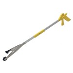 Grabber Tool 32 Suction Cup Grip Heavy Duty Aluminum Claw, Lightweight Foldable Reacher Grabber Pickup Tool, Gripper Grabbers for Elderly Grab it Reaching Tool Trash Picker Grabber, Yellow, by Luxet