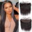 Frontal Hd Lace Straight Closure 13x4 Ear to Ear Free Part Straight Frontal Pre Plucked 12A Grade Human Hair 13x4 Full Lace Closure With Baby Hair Natural Black Color(12inch)