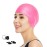 Swimming Cap, Silicone Swim Cap for Women Men, Durable Non-Slip Waterproof Swim Cap Protect Ears, Long Hair for Adults, Older Kids