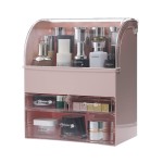 MOOCHI Professional Large Cosmetic Makeup Organizer Bathroom Storage Display Case with Drawers
