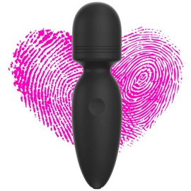 Mini Wand Massager,Small Cordless Handheld Massager with 10 Quiet Vibration Modes, Personal Handheld Rechargeable Massager for Neck Shoulder Back Body [4.35 * 1.18 inches]