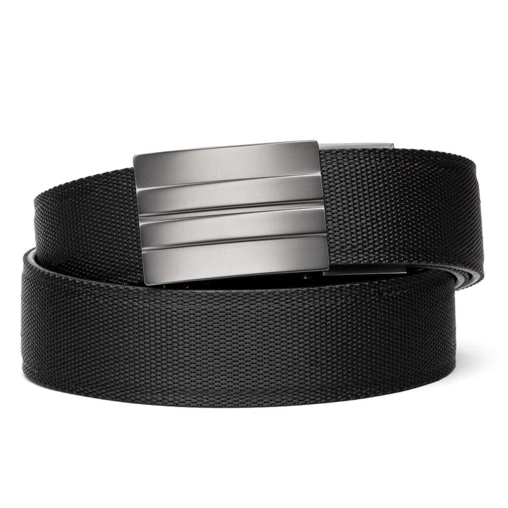 KORE Tactical Gun Belt | X2 Buckle & Black Reinforced Tactical Belt (Fits 24 to 54)