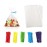 Newkita 100PCS Small Cellophane Bags, 5x7 Clear Gift Rice Crispy Candy Cake Pop Party Favor Bags with 4 Ties Christmas Thanksgiving Halloween Treat bags