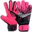 EFAH SPORTS Soccer Goalkeeper Gloves for Kids Boys Children Youth Football Goalie Gloves with Super Grip Protection Palms (Size 8 Suitable for Size M-L Adult, Pink)