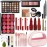 MISS ROSE M All In One Full Makeup Kit for Women, Multipurpose Makeup Sets, Beginners and Professionals Alike, Easy to Carry(Pink)
