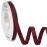Ribbli Double Faced Burgundy Satin Ribbon,3/8 x Continuous 25 Yards,Use for Bows Bouquet,Gift Wrapping,Floral Arrangement