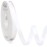 Ribbli Double Faced White Satin Ribbon,3/8 x Continuous 25 Yards,Fabric Ribbon use for Bows Bouquet,Gift Wrapping,Floral Arrangement
