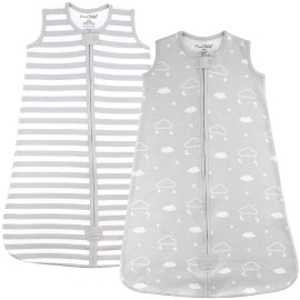 Mama Cheetah Baby Sleep Sack 0.5 TOG, Organic Cotton Baby Wearable Blanket with Two-Way Zipper, Swaddle Transition Baby Sleeping Bag for Newborn Infant Toddler Boy Girl, 18-24 Months