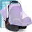 Mosquito Net for Baby Car Seats, Infant Car Seat Insect Mesh Net, Breathable, Universal Fit for All Car Seats, Premium Quality: Machine Washable Durable & Long Lasting Infant Insect Netting (Purple)