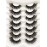 Losha Eyelashes Fluffy Natural Cat Eye False Eyelashes 7 Pairs Pack Handmade Wispy Faux Mink Lashes (Style5- Wispy Cat Eye Lashes)