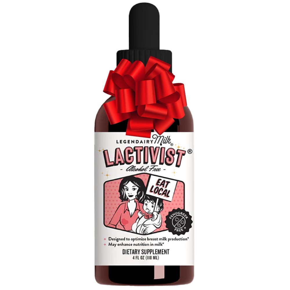 Legendairy Milk Lactivist Drops, Breastfeeding Supplement to Increase Breast Milk Supply, Organic Torbangun for Lactation, Made in USA, Alcohol Free, 4 Fl Oz