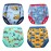 MooMoo Baby Training Underwear 4 Packs Absorbent Toddler Potty Training Pants for Boys and Girls-Cotton Animal Print 3T