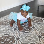 Toddleroo by North States - Superyard Folding Mosaic Baby Play Mat: Foldable Play Mat for Floors - Extra Large Playmat for Tummy Time - Indoor & Outdoor Use - 71 x 71 Inch